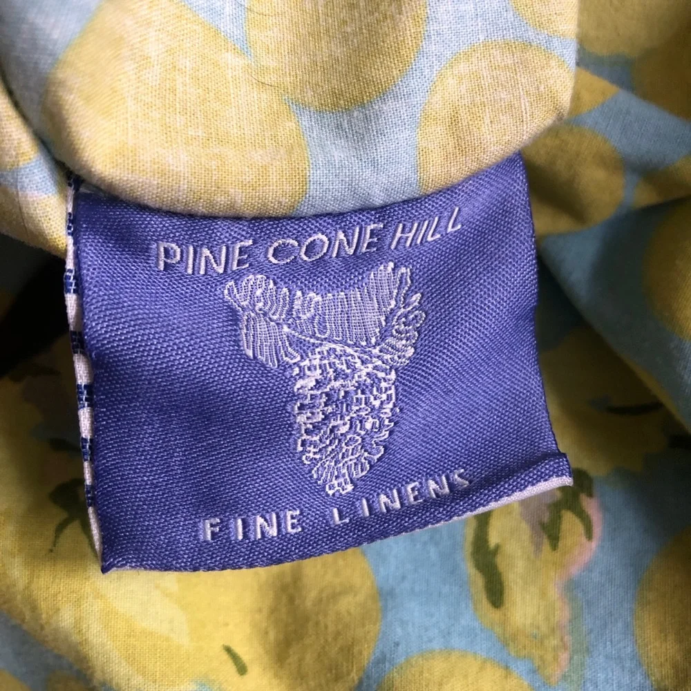 Pine Cone Hill Duvet Cover Full Queen Pink Rose Piper Cottage Floral Blue Yellow